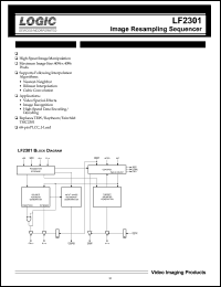 LF2301JC55 datasheet: Image resampling sequencer. Speed 55ns LF2301JC55