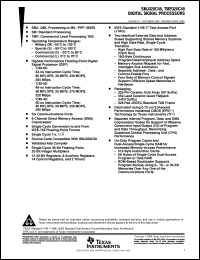 5962-9466903QYC datasheet:  FLOATING-POINT DIGITAL SIGNAL PROCESSORS, MILITARY 5962-9466903QYC