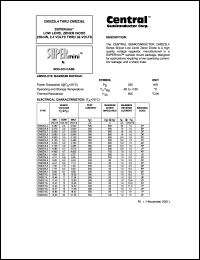 CMDZ3L9 datasheet: 3.9 V, Low level zener diode CMDZ3L9