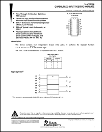 74AC11008PWR datasheet:  QUADRUPLE 2-INPUT POSITIVE-AND GATES 74AC11008PWR