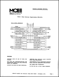 MT24076 datasheet: ARINC 629 protocol chip MT24076