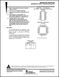 SN74AHCT08D datasheet:  QUADRUPLE 2-INPUT POSITIVE-AND GATES SN74AHCT08D