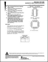 SN74LV08ADR datasheet:  QUADRUPLE 2-INPUT POSITIVE-AND GATES SN74LV08ADR