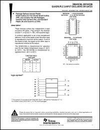 SNJ54HC86J datasheet:  QUADRUPLE 2-INPUT EXCLUSIVE-OR GATES SNJ54HC86J