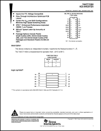 74ACT11004DWR datasheet:  HEX INVERTERS 74ACT11004DWR