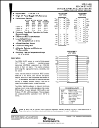 SMJ416400 datasheet: 4194304 by 4-bit dynamic random-access memory SMJ416400