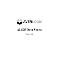 AL875 datasheet: Triple high speed, 8-bit analog-to-digital converter AL875