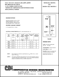 1N3154 datasheet: 8.0-8.80 volt nominal zener diode 1N3154