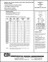 CDLL4099 datasheet: 6.8 volt zener diode CDLL4099