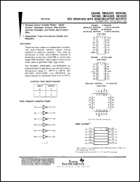 SN54LS05J datasheet:  HEX INVERTERS WITH OPEN-COLLECTOR OUTPUTS SN54LS05J