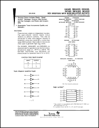 JM38510/07003BDA datasheet:  HEX INVERTERS WITH OPEN-COLLECTOR OUTPUTS JM38510/07003BDA