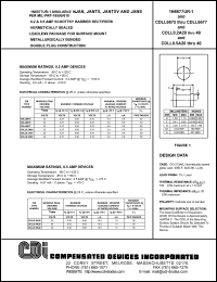 CDLL0.5A40 datasheet: 0.5 AMP schottky barrier rectifier CDLL0.5A40