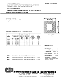 CCR250 datasheet: Current regulator chip CCR250