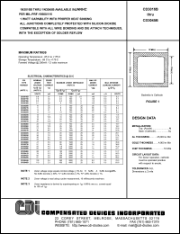 CD3016B datasheet: 6.8 volt zener diode CD3016B