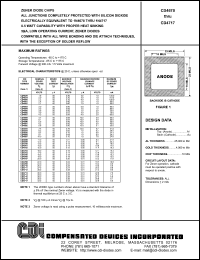 CD4679 datasheet: 2.0 volt zener diode CD4679