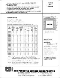 CD5524B datasheet: 5.6 V, Zener diode chip CD5524B