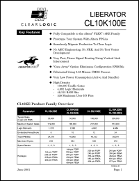 CL10K100EQI208-2 datasheet: Liberator CL10K100EQI208-2