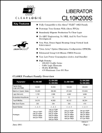 CL10K200SQC240-3 datasheet: Liberator CL10K200SQC240-3