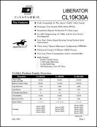 CL10K30ATI144-3 datasheet: Liberator CL10K30ATI144-3