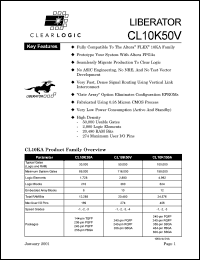 CL10K50VQC240-3 datasheet: Liberator CL10K50VQC240-3