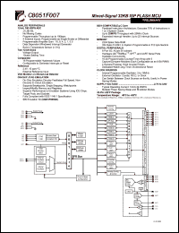 C8051F007 datasheet: Mixed-signal 32KB ISP flash MCU C8051F007