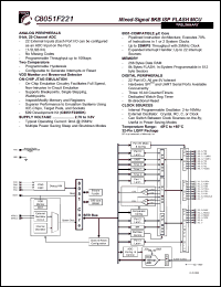 C8051F220 datasheet: Mixed-signal 8KB ISP flash MCU C8051F220