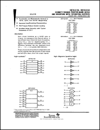 SN74LS19AN datasheet:  HEX SCHMITT-TRIGGER INVERTERS SN74LS19AN