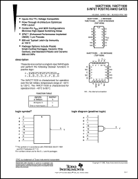 74ACT11030D datasheet:  8-INPUT POSITIVE-NAND GATES 74ACT11030D