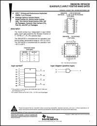 5962-8754901CA datasheet:  QUADRUPLE 2-INPUT POSITIVE-NAND GATES 5962-8754901CA