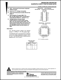 SNJ54AHCT00FK datasheet:  QUADRUPLE 2-INPUT POSITIVE-NAND GATES SNJ54AHCT00FK