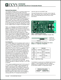 EVDD404 datasheet: Gate driver IC evaluation board EVDD404