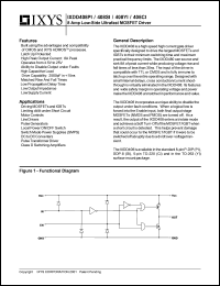 IXDD408YI datasheet: 8 amp  low-side ultrafast MOSFET driver IXDD408YI