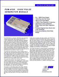 PVM-4150 datasheet: +/-1500V pulse generator module PVM-4150