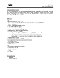 EM78P862A datasheet: 8-BIT micro-controller EM78P862A