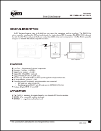 EM83110A datasheet: RF keyboard encoder EM83110A
