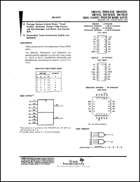 SNJ54LS20W datasheet:  DUAL 4-INPUT POSITIVE-NAND GATES SNJ54LS20W