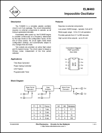 ELM460SM datasheet: Impossible oscillator. ELM460SM
