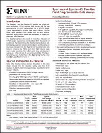 XCS40XL-4PQ208C datasheet: Spartan-XL field programmable gate array. XCS40XL-4PQ208C