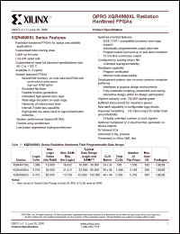 XQR4013XL-3CB228M datasheet: QPRO radiation hardened FPGA. XQR4013XL-3CB228M