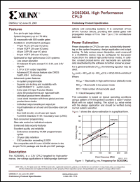 XC9536XL-10VQ64I datasheet: High-performance CPLD. Speed 10ns pin-to-pin delay. XC9536XL-10VQ64I