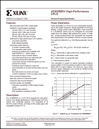 XC95288XV-10FG256I datasheet: High-performance CPLD. Speed 10ns pin-to-pin delay. XC95288XV-10FG256I