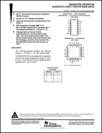 SN74AHCT00D datasheet:  QUADRUPLE 2-INPUT POSITIVE-NAND GATES SN74AHCT00D