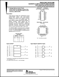 SN74ALS38BD datasheet:  QUAD 2-INPUT POSITIVE-NAND BUFFERS WITH OPEN COLLECTOR OUTPUTS SN74ALS38BD