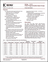 XCV1000-6FG680I datasheet: Virtex 2.5V field programmable gate array. XCV1000-6FG680I