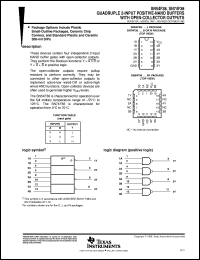 SN74F38D datasheet:  QUAD 2-INPUT POSITIVE-NAND BUFFERS WITH OPEN COLLECTOR OUTPUTS SN74F38D