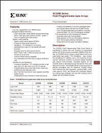 XC5206-6VQ100I datasheet: Field programmable gate array. XC5206-6VQ100I