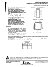 SN74LVC00ADBLE datasheet:  QUADRUPLE 2-INPUT POSITIVE-NAND GATE SN74LVC00ADBLE