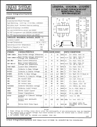 LS3250B datasheet: Surface mount monolithic dual NPN transistor LS3250B