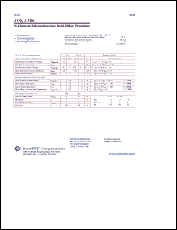 J110 datasheet: N-Channel silicon junction field-effect transistor J110