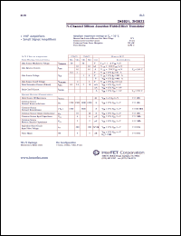 2N3821 datasheet: N-Channel silicon junction field-effect transistor 2N3821